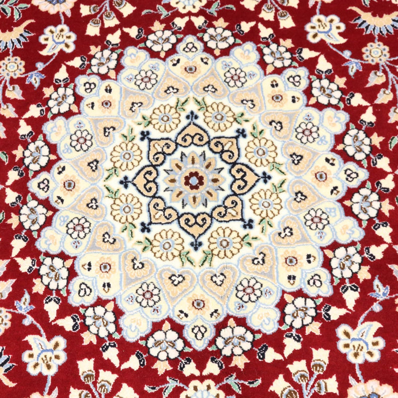 Tapis persan - Nain - Royal - 200 x 132 cm - rouge