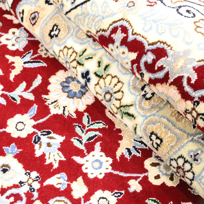 Tapis persan - Nain - Royal - 200 x 132 cm - rouge