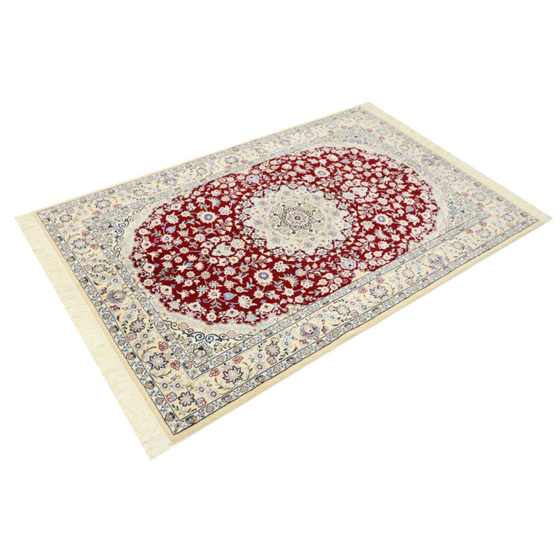 Tapis persan - Nain - Royal - 200 x 132 cm - rouge