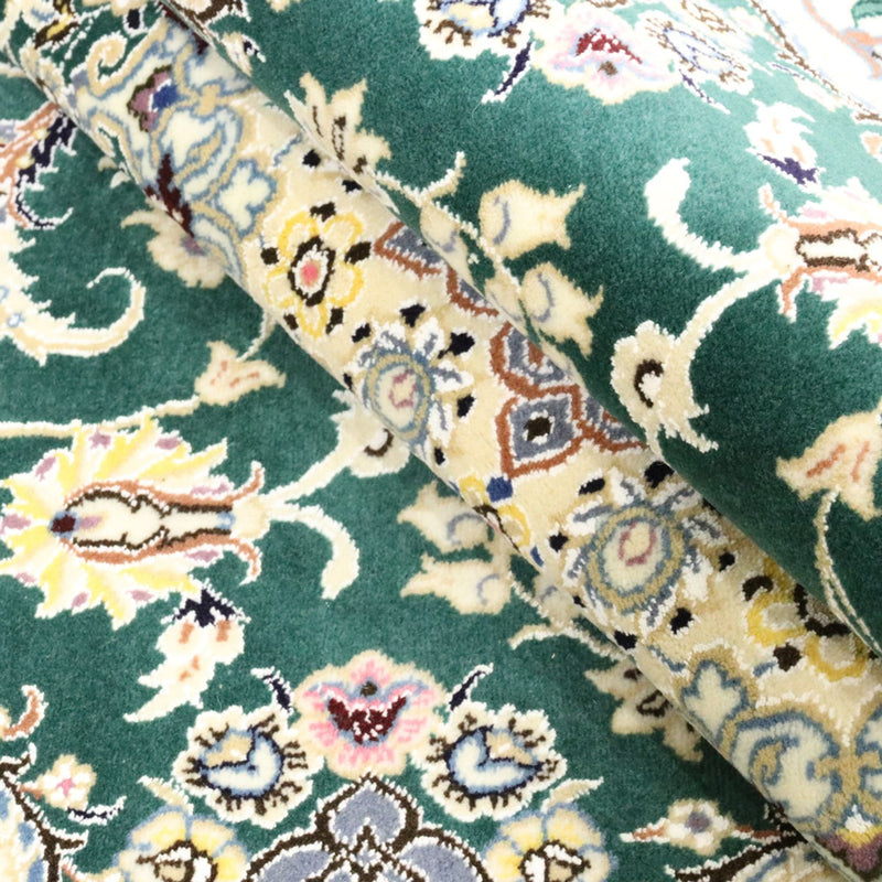 Tapis persan - Nain - Royal - 257 x 158 cm - vert