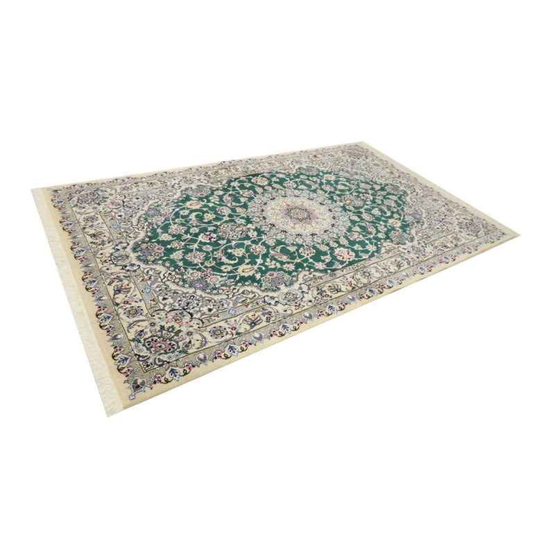 Tapis persan - Nain - Royal - 257 x 158 cm - vert