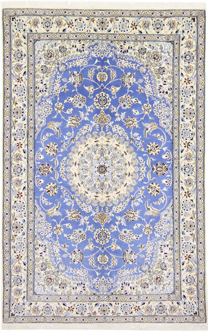 Tapis persan - Nain - Royal - 248 x 158 cm - bleu