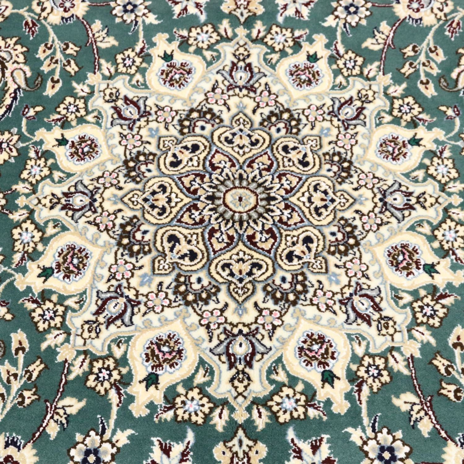 Tapis persan - Nain - Royal - 259 x 156 cm - vert