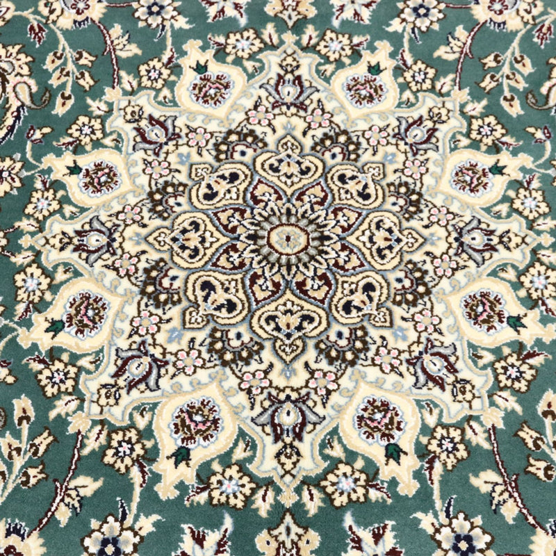 Tapis persan - Nain - Royal - 259 x 156 cm - vert