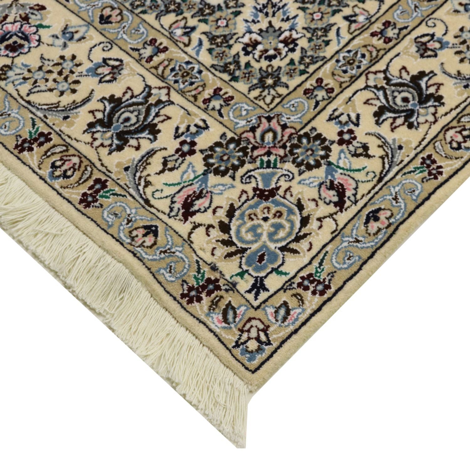 Tapis persan - Nain - Royal - 259 x 156 cm - vert