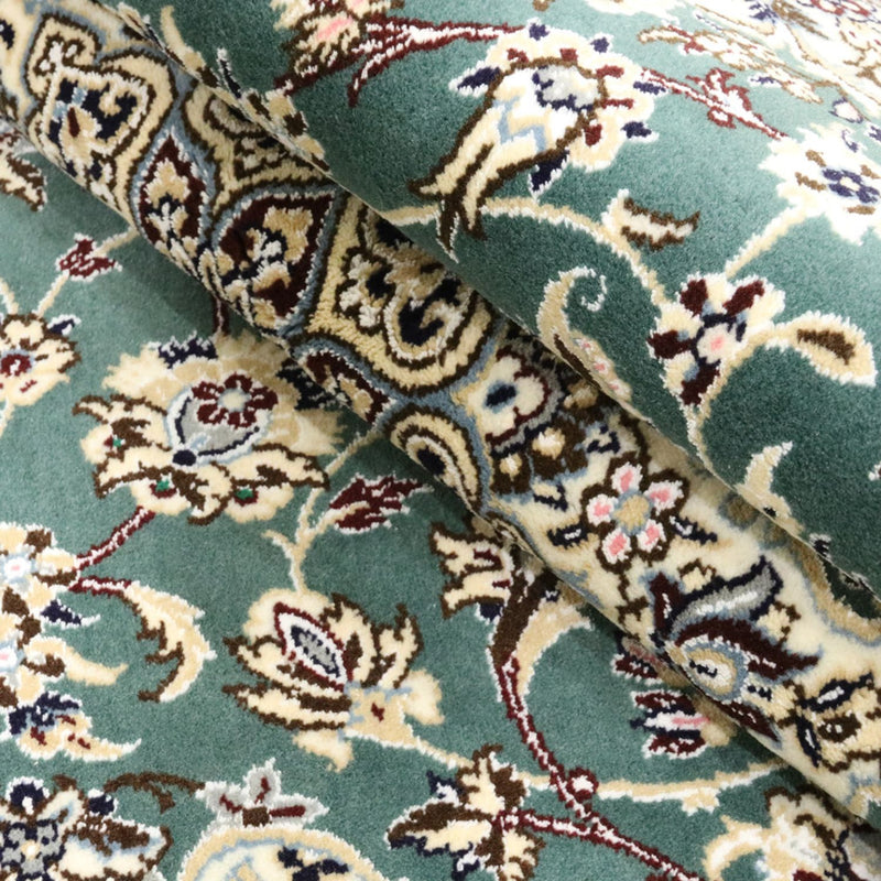 Tapis persan - Nain - Royal - 259 x 156 cm - vert
