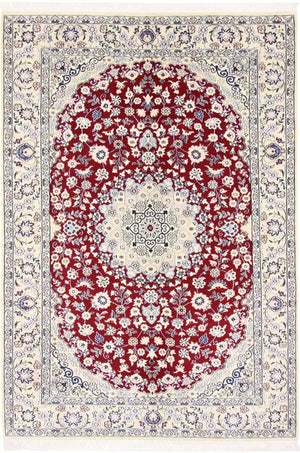 Tapis persan - Nain - Royal - 218 x 156 cm - rouge