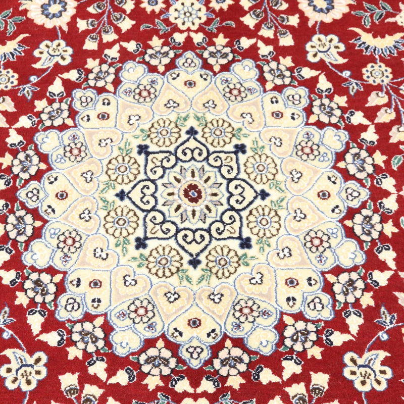 Tapis persan - Nain - Royal - 218 x 156 cm - rouge