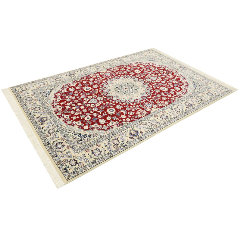Tapis persan - Nain - Royal - 218 x 156 cm - rouge