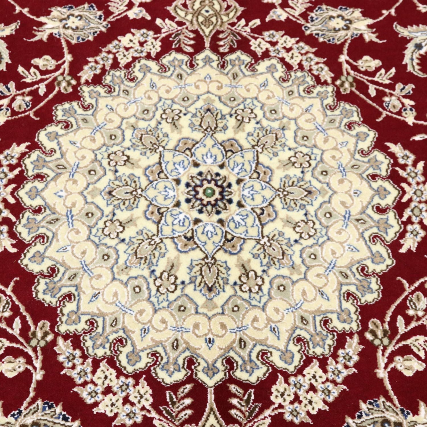 Tapis persan - Nain - Royal - 255 x 160 cm - rouge