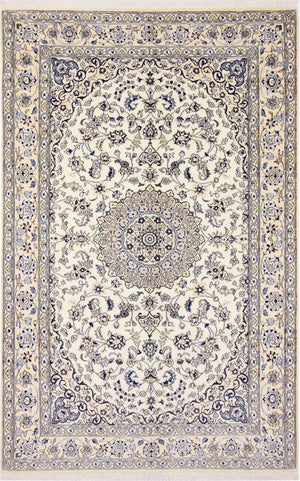Tapis persan - Nain - Royal - 246 x 158 cm - beige
