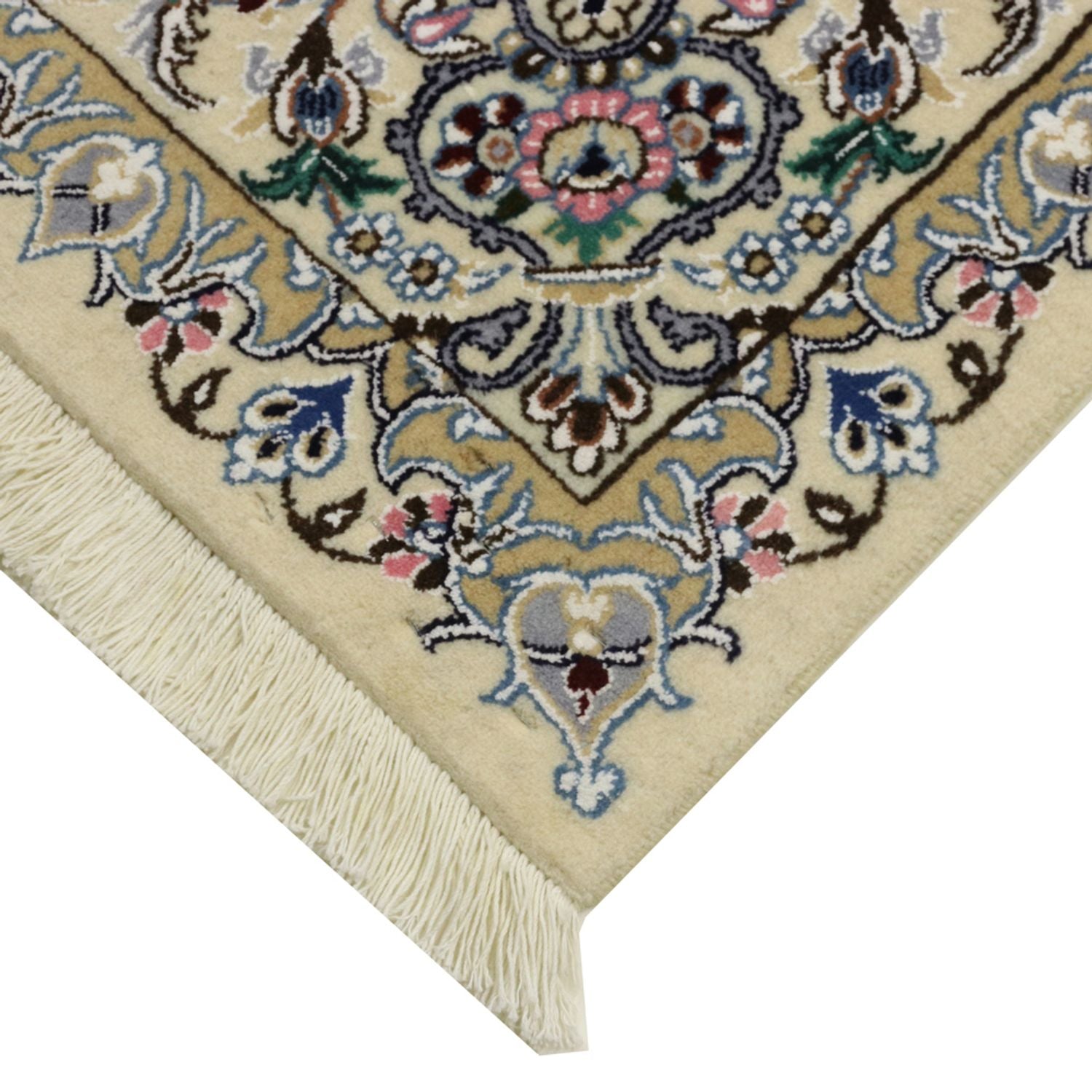 Tapis persan - Nain - Royal - 247 x 156 cm - bleu foncé