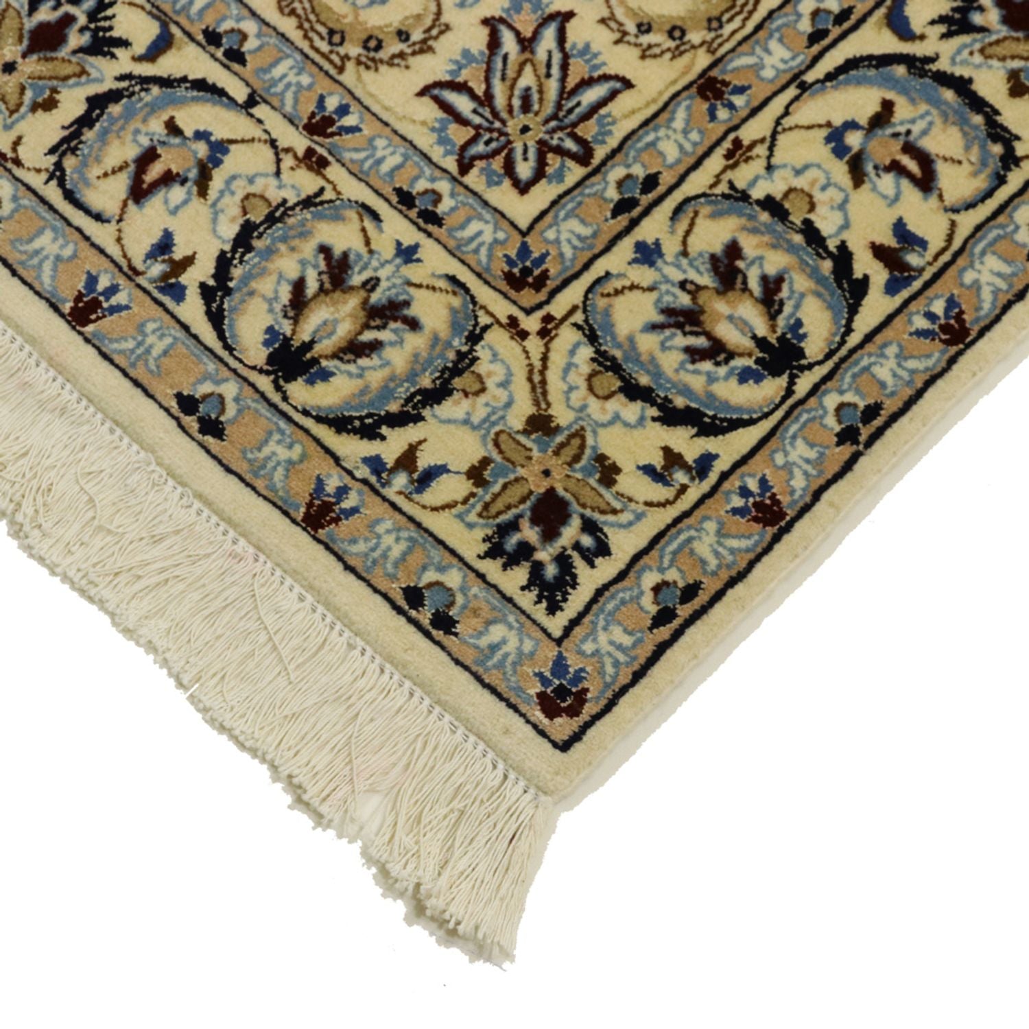 Tapis persan - Nain - Royal - 205 x 125 cm - beige