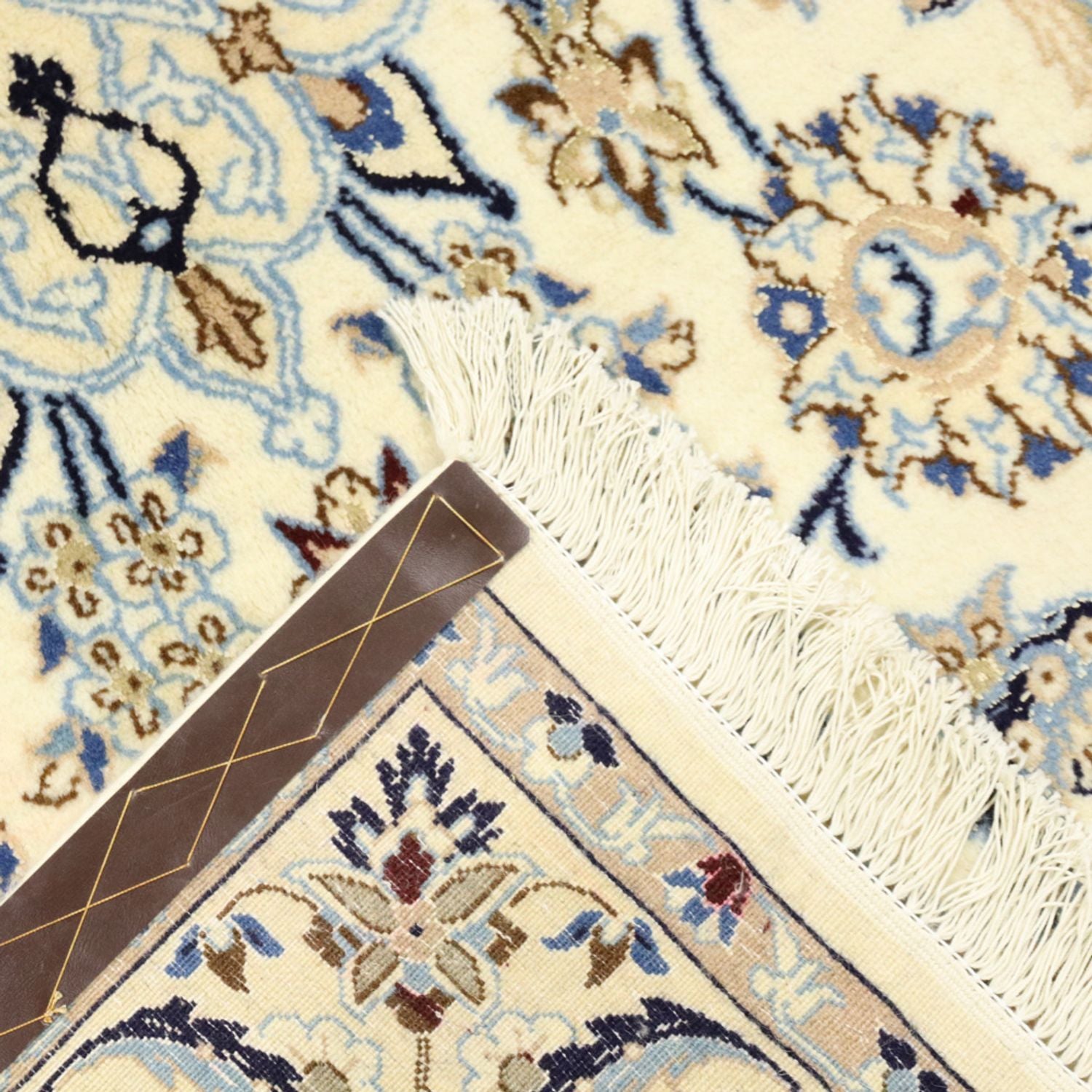 Tapis persan - Nain - Royal - 205 x 125 cm - beige