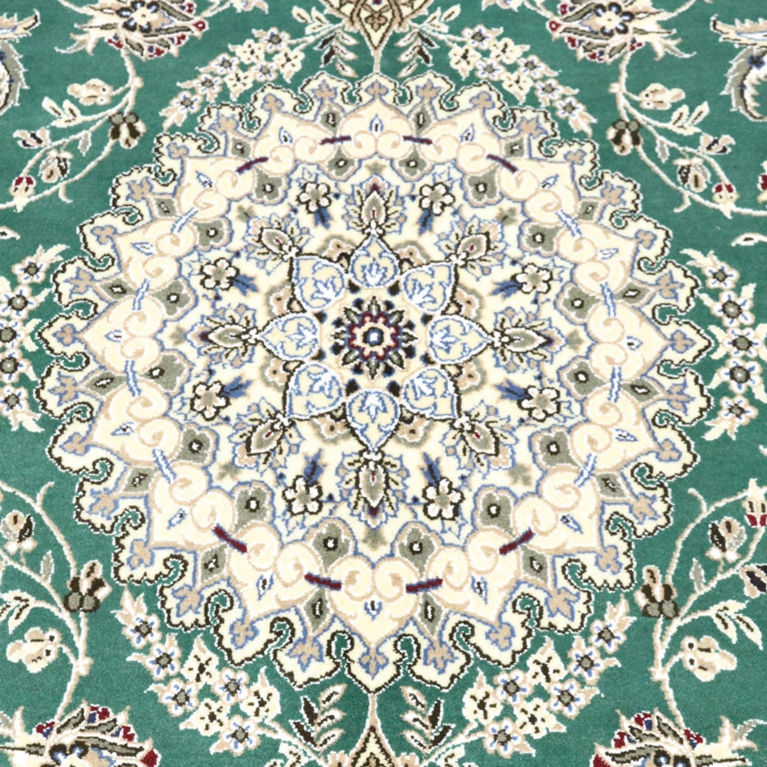 Tapis persan - Nain - Royal - 250 x 156 cm - vert