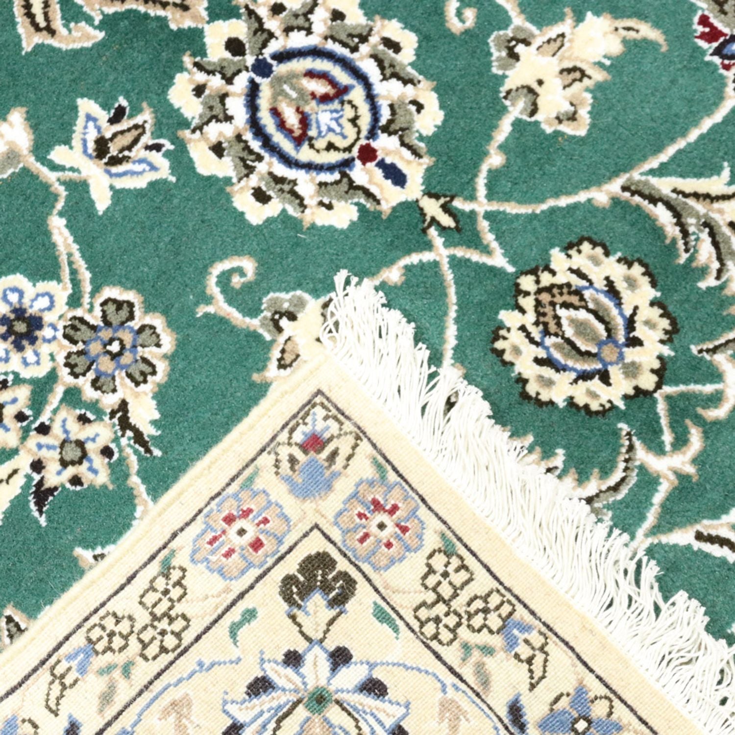 Tapis persan - Nain - Royal - 250 x 156 cm - vert