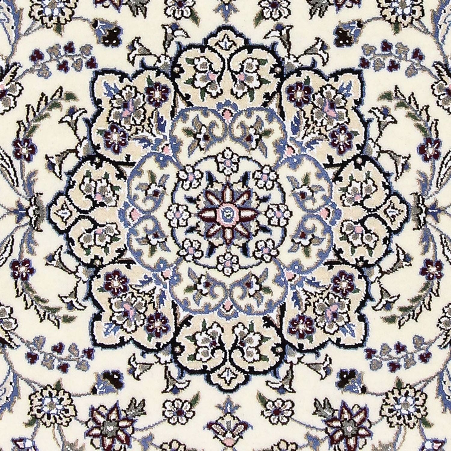 Tapis persan - Nain - Royal - 150 x 96 cm - crème