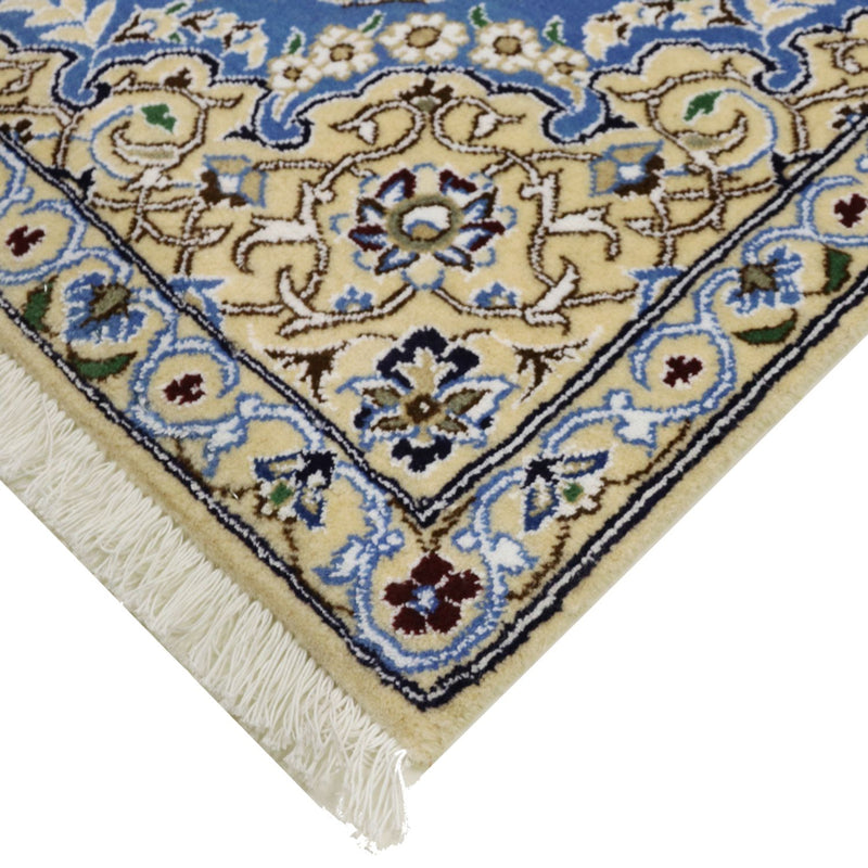 Tapis persan - Nain - Royal - 135 x 91 cm - bleu