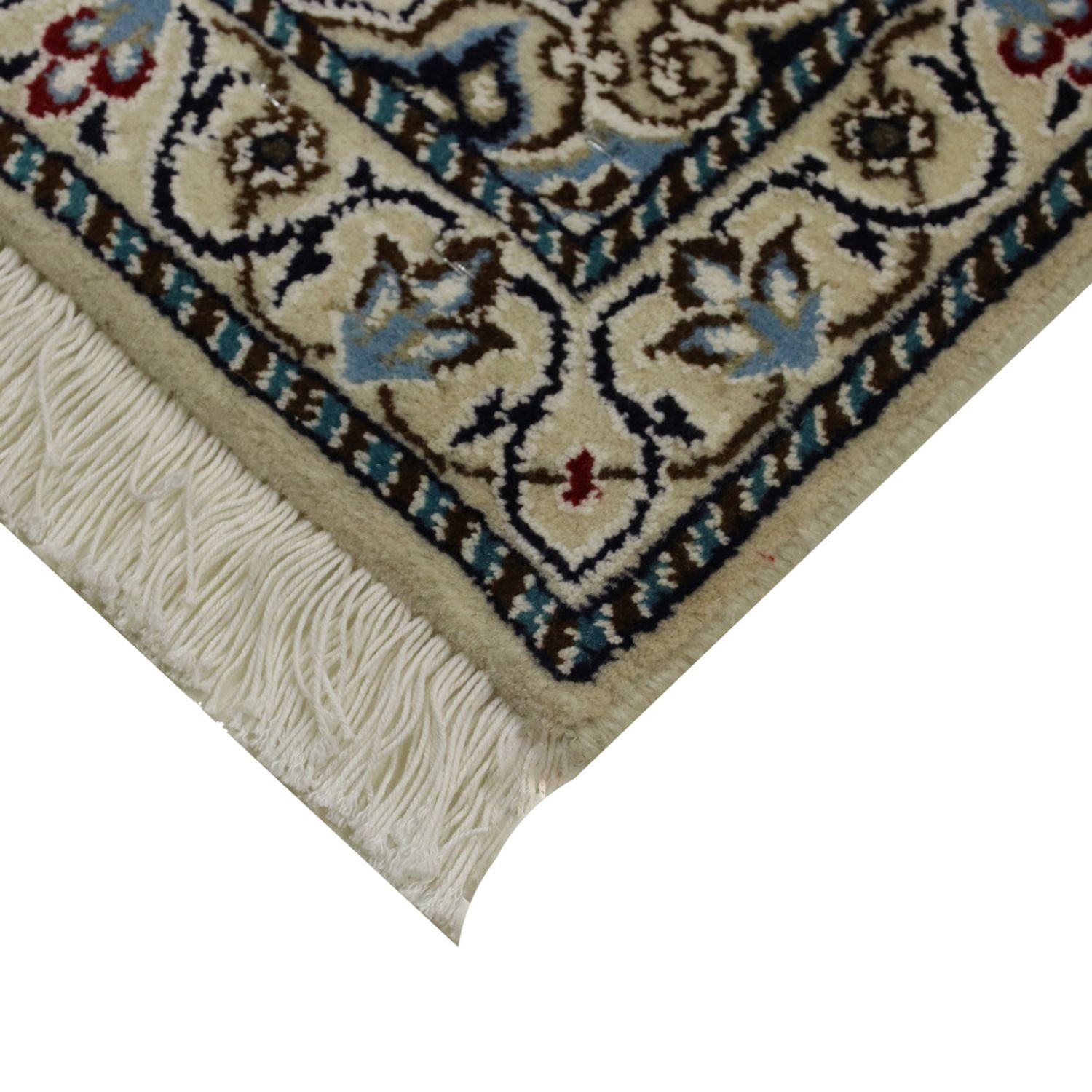 Tapis de couloir Tapis persan - Nain - Royal - 197 x 62 cm - rouge