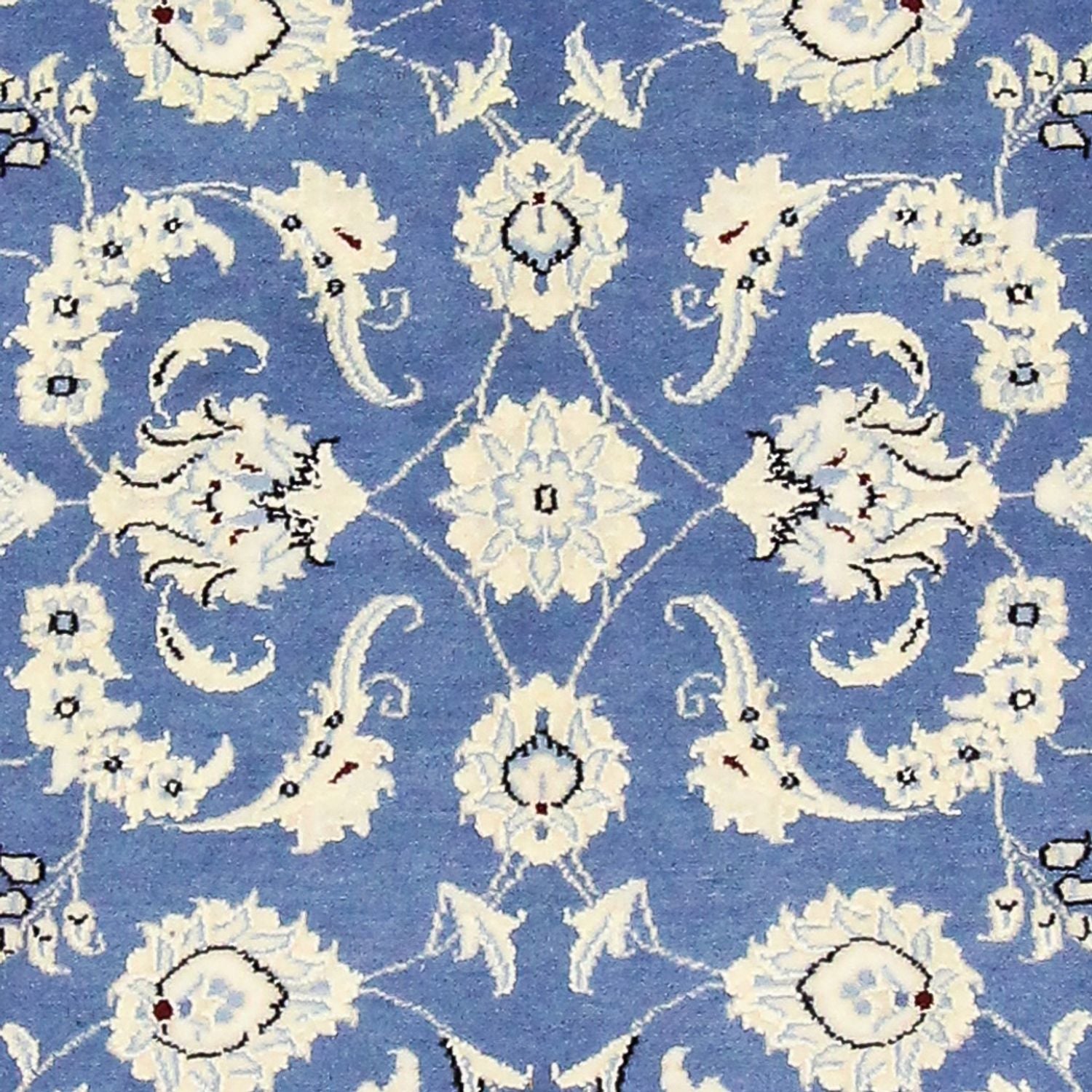Tapis de couloir Tapis persan - Nain - Royal - 207 x 69 cm - bleu