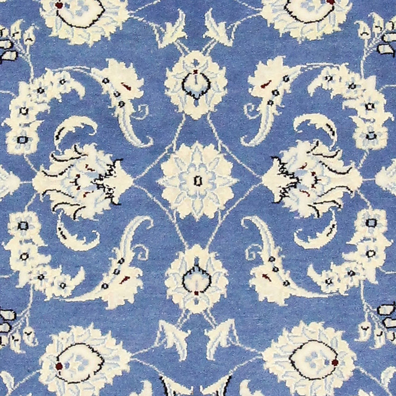 Tapis de couloir Tapis persan - Nain - Royal - 207 x 69 cm - bleu
