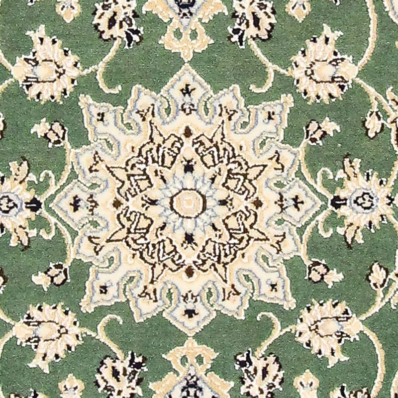 Tapis persan - Nain - Royal - 98 x 64 cm - vert