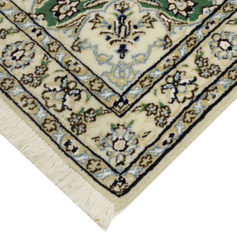 Tapis persan - Nain - Royal - 98 x 64 cm - vert
