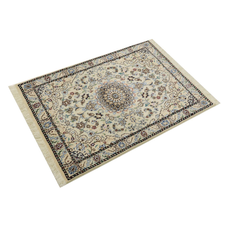 Tapis persan - Nain - Royal - 90 x 60 cm - beige