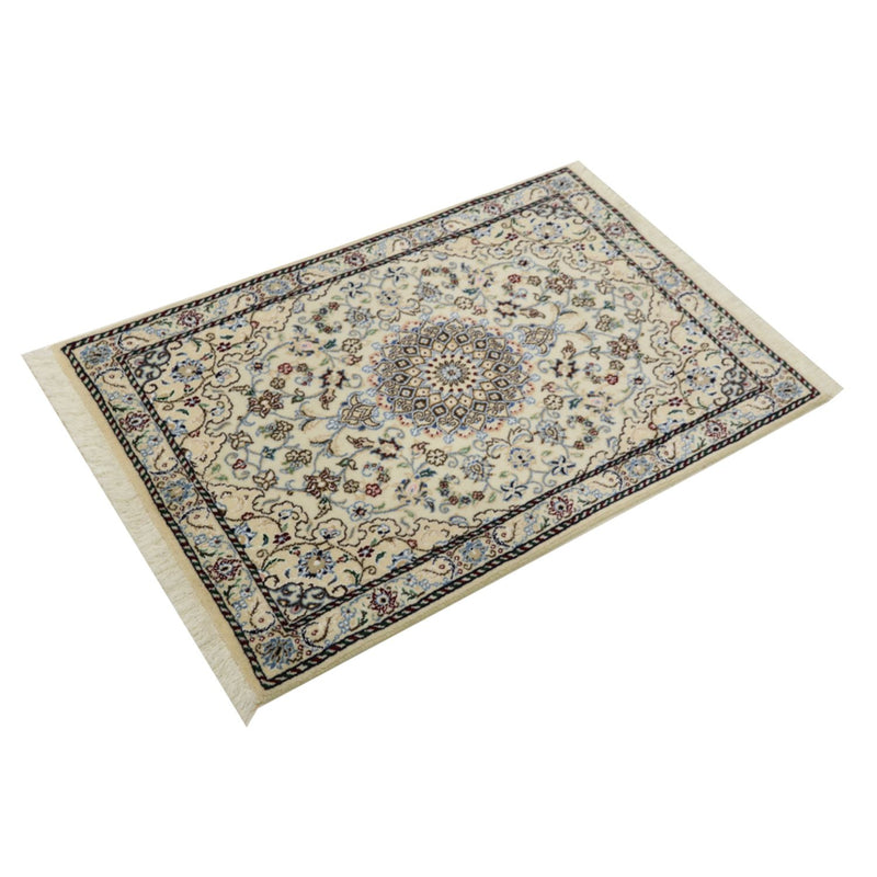 Tapis persan - Nain - Royal - 90 x 60 cm - beige