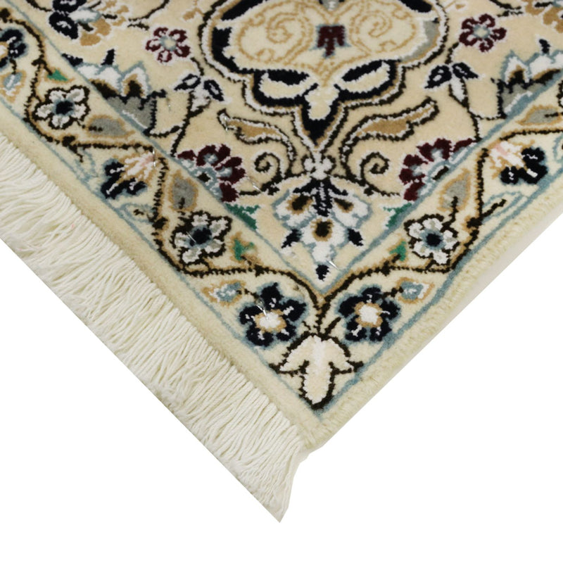 Tapis persan - Nain - Royal - 90 x 60 cm - bleu foncé