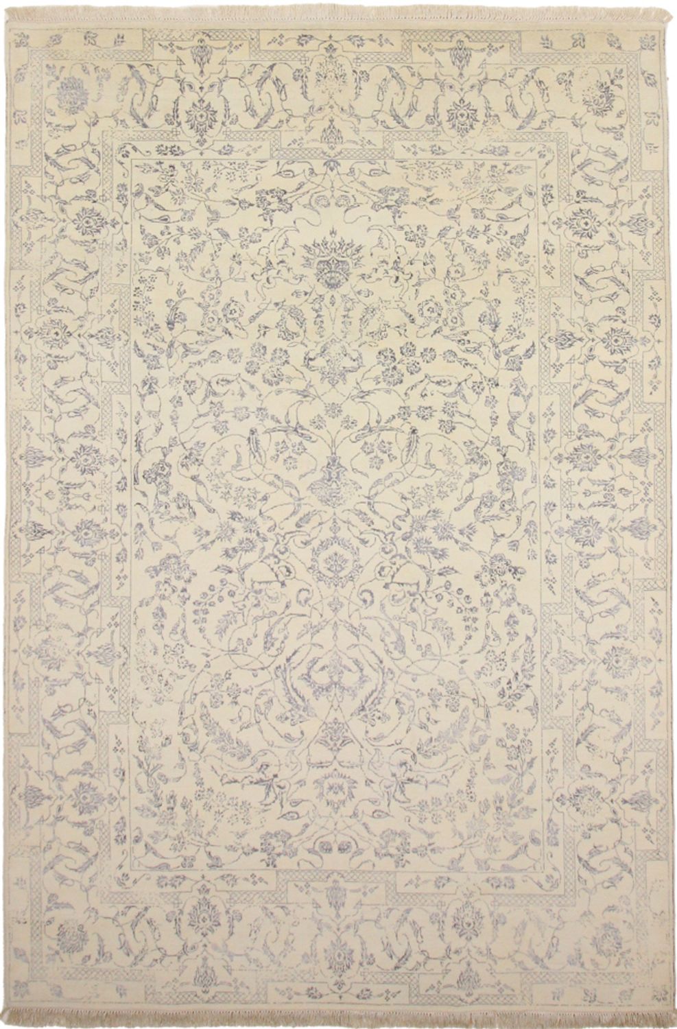 Tapis design - 293 x 199 cm - crème