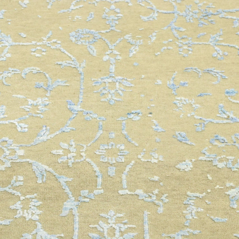 Designer Teppich - 182 x 119 cm - hellblau