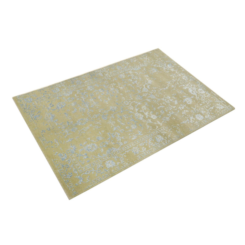 Designer Teppich - 182 x 119 cm - hellblau