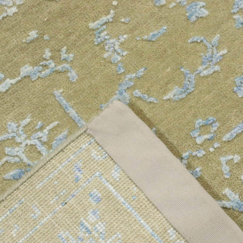 Designer Teppich - 182 x 119 cm - hellblau