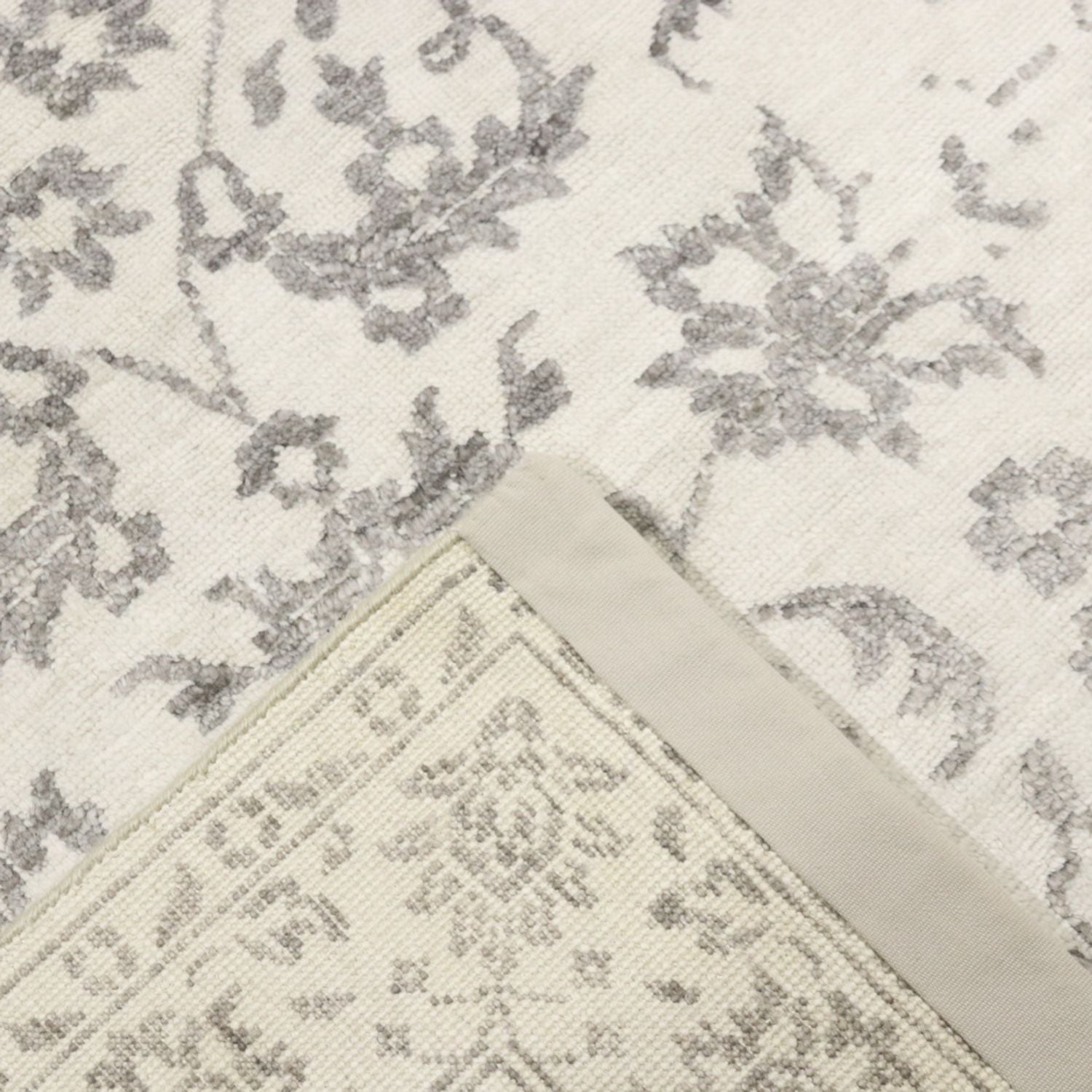 Tapis design - 204 x 148 cm - gris