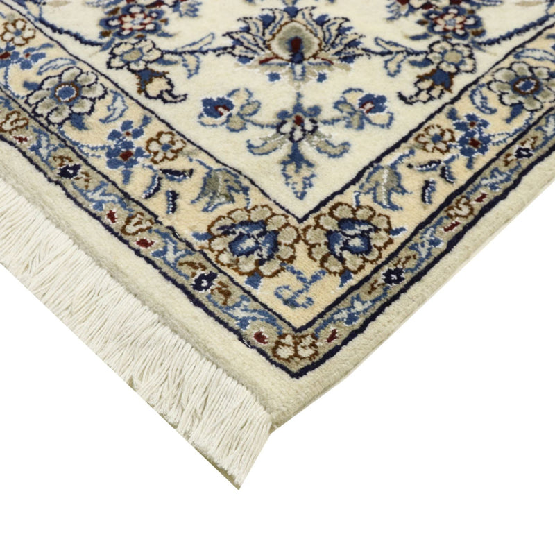 Tapis persan - Nain - 297 x 240 cm - bleu foncé