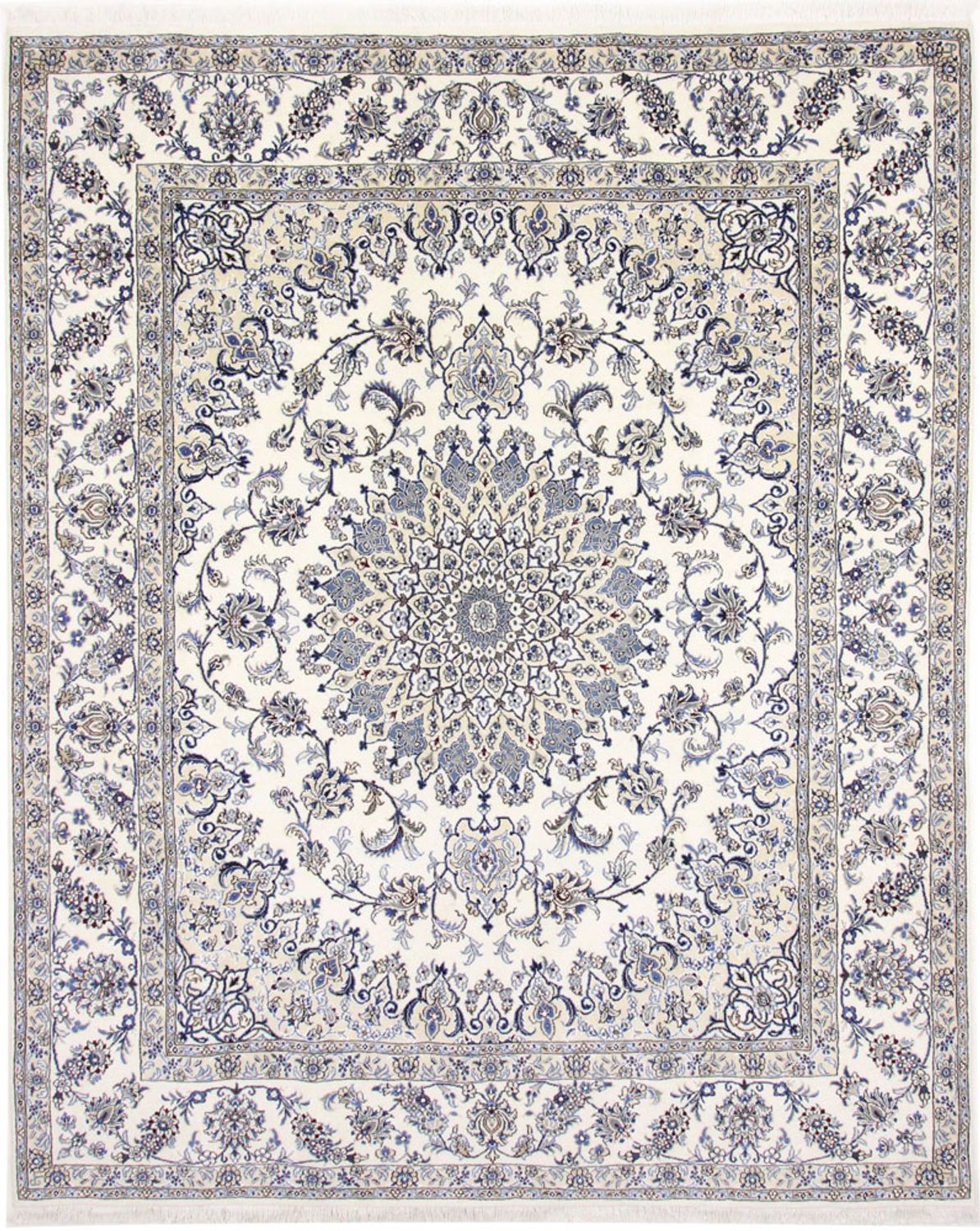 Tapis persan - Nain - 295 x 242 cm - crème