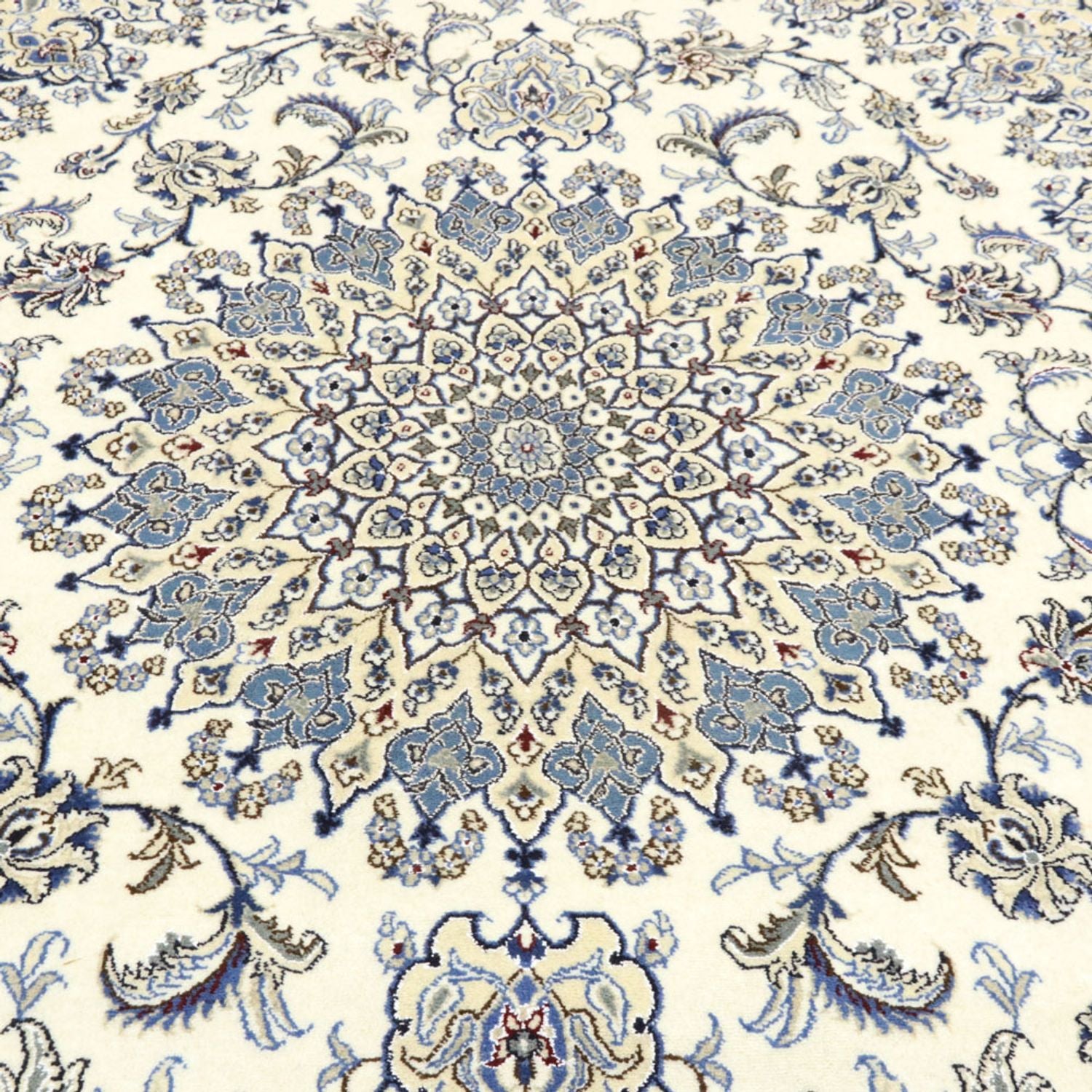 Tapis persan - Nain - 295 x 242 cm - crème