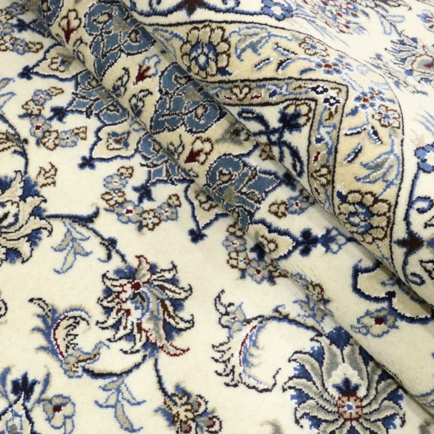 Tapis persan - Nain - 295 x 242 cm - crème