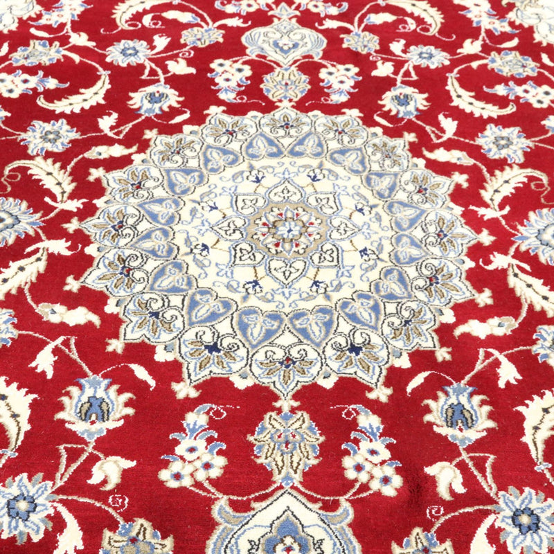 Tapis persan - Nain - 292 x 194 cm - rouge
