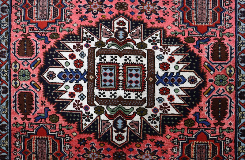 Perserteppich - Nomadic 182 x 139 cm - lachs