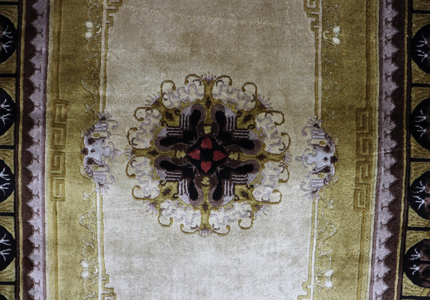 Tapis chinois - 190 x 90 cm - vert
