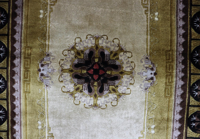 Tapis chinois - 190 x 90 cm - vert