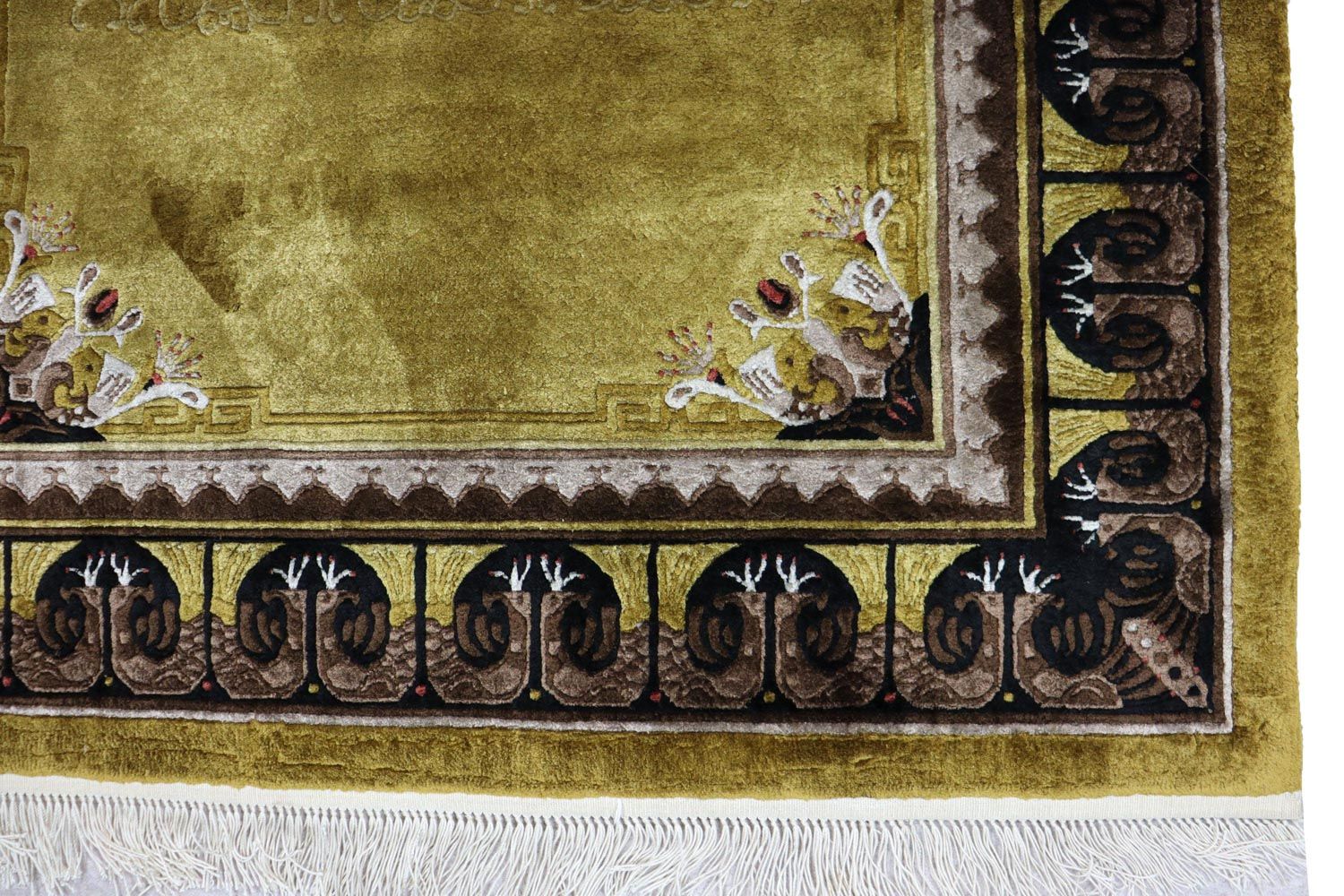 Tapis chinois - 190 x 90 cm - vert