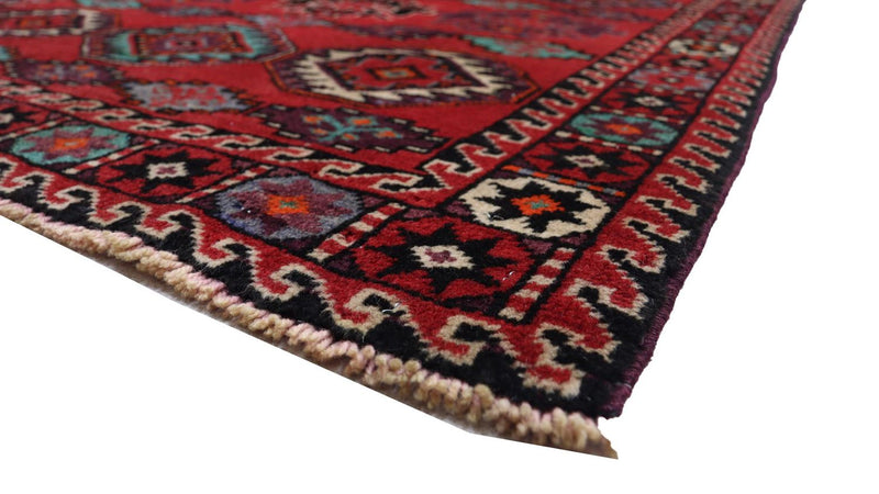 Tapis Belutsch - 198 x 102 cm - rouge foncé