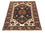 Tapis afghan - 182 x 129 cm - bleu foncé