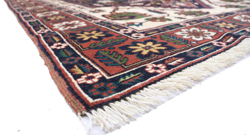 Tapis afghan - 182 x 129 cm - bleu foncé