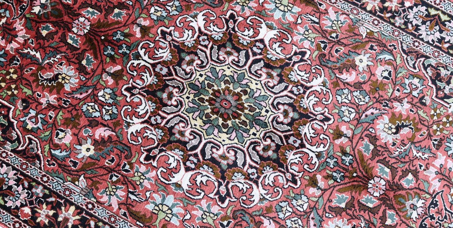 Seidenteppich - Kaschmir Seide 152 x 91 cm Teppichbrücke