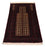 Tapis afghan - 150 x 95 cm - rouge foncé