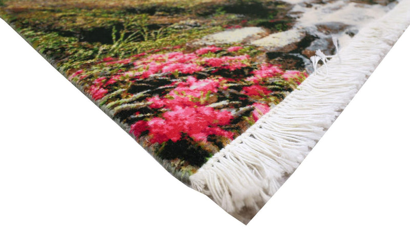 Tapis persan - Tabriz - 80 x 55 cm - multicolore